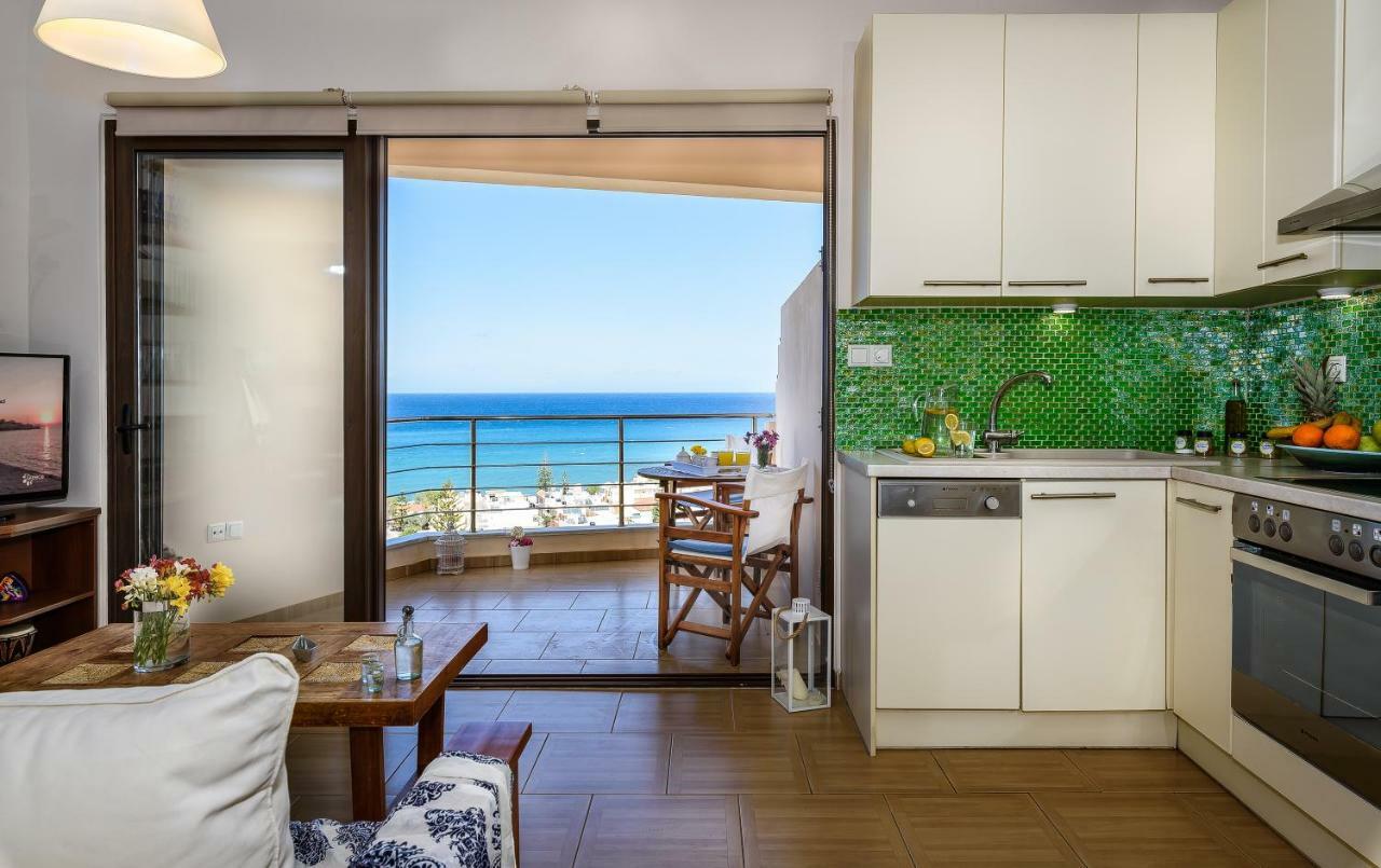 Ferienwohnung Platanias Sky View Exterior foto